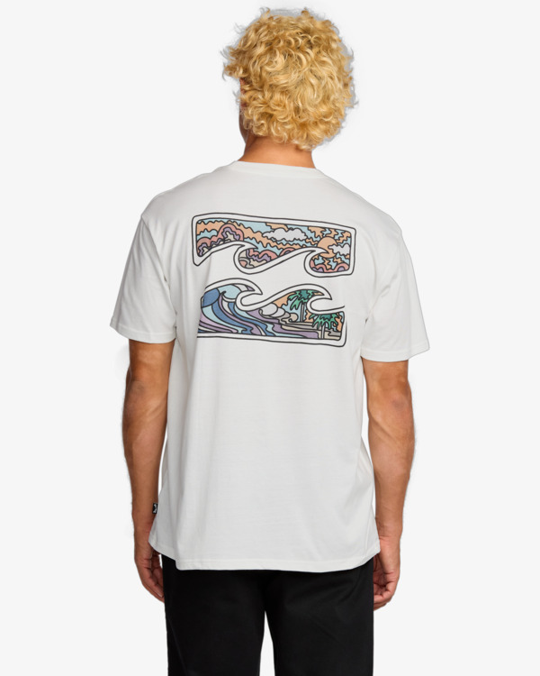 1 Crayon Wave Premium - Short Sleeve T-Shirt for Men White 24A353501 Billabong