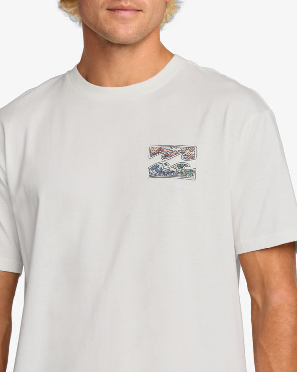 4 Crayon Wave Premium - Short Sleeve T-Shirt for Men White 24A353501 Billabong