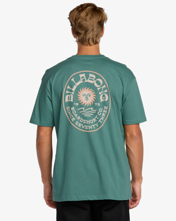 1 Sunny Days Premium - T-shirt met korte mouwen voor Heren Blue 24A353504 Billabong
