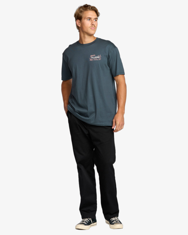 2 Desert Lounge Premium - T-Shirt für Männer Schwarz 24A353508 Billabong