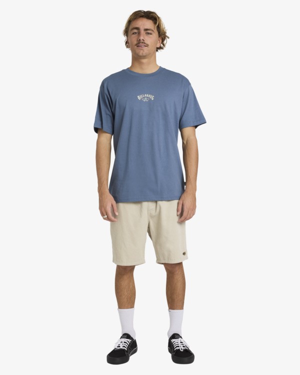 2 Rose Arch Regular - Short Sleeve T-Shirt for Men Blue 24A353511 Billabong