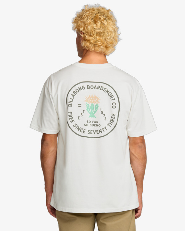 1 Desert Flower Regular - Short Sleeve T-Shirt for Men White 24A353513 Billabong