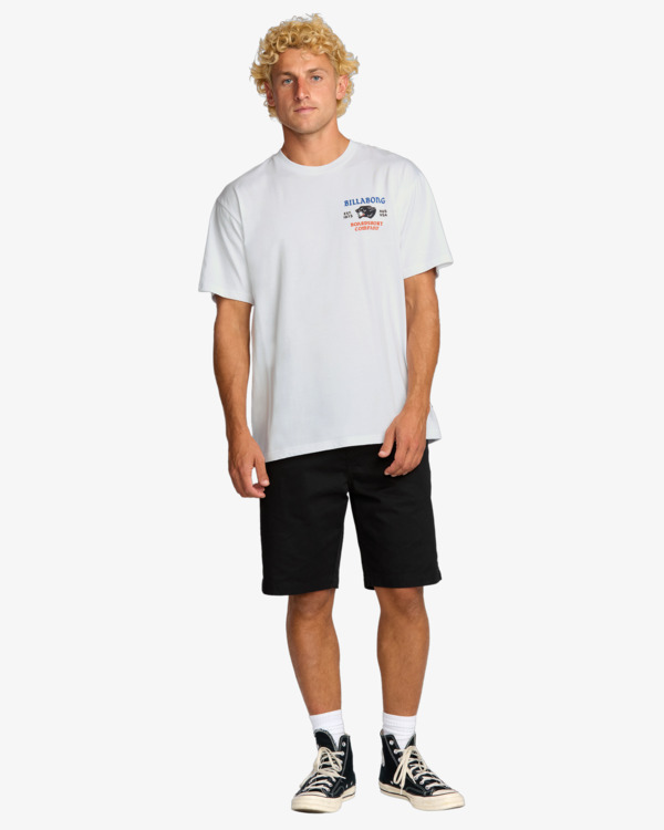 2 Formidable Regular - T-Shirt à manches courtes pour Homme Blanc 24A353515 Billabong