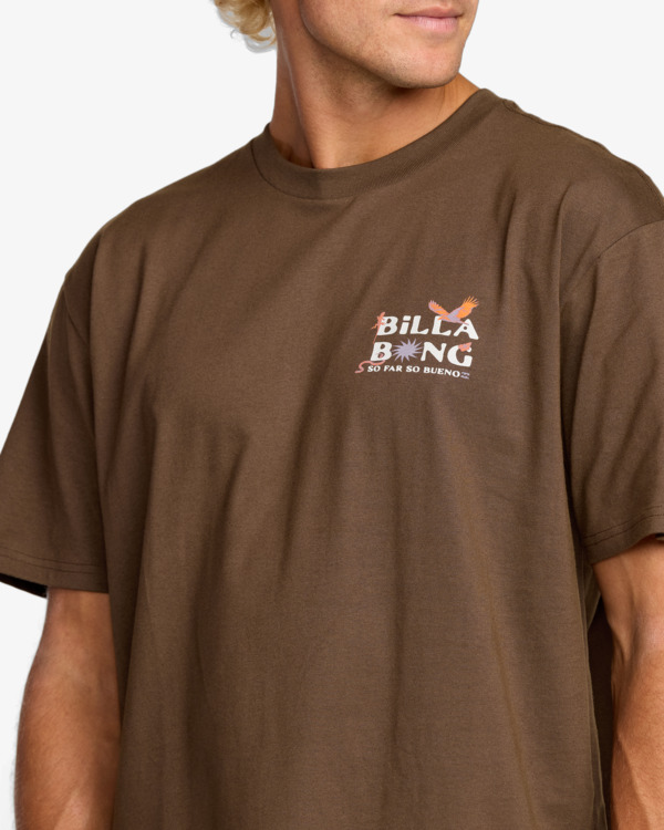 4 Land To Sea Regular - T-Shirt à manches courtes pour Homme Rouge 24A353516 Billabong