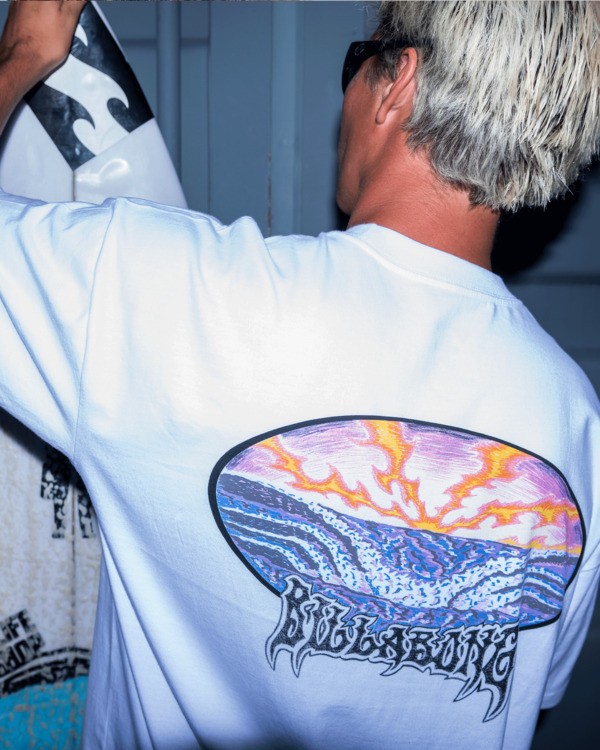 0 Quadriple Og - Maglietta a maniche corte da Uomo White 24A353519 Billabong