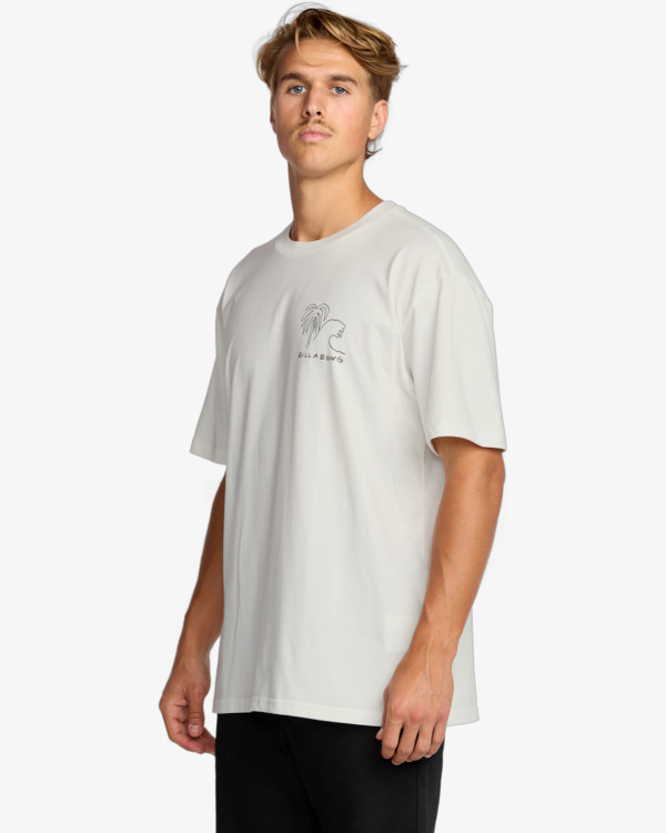 3 Scenes Regular - T-Shirt à manches courtes pour Homme Blanc 24A353521 Billabong