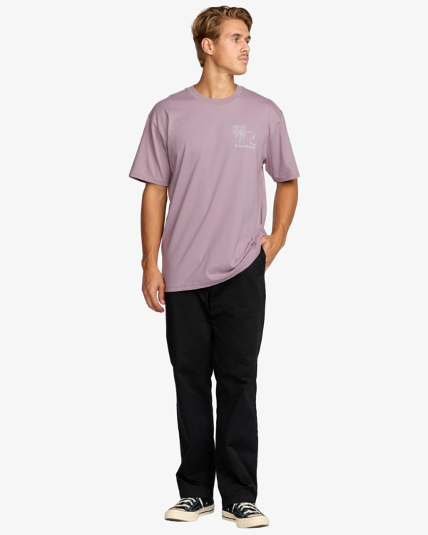 2 Scenes Regular - T-Shirt à manches courtes pour Homme Violet 24A353521 Billabong