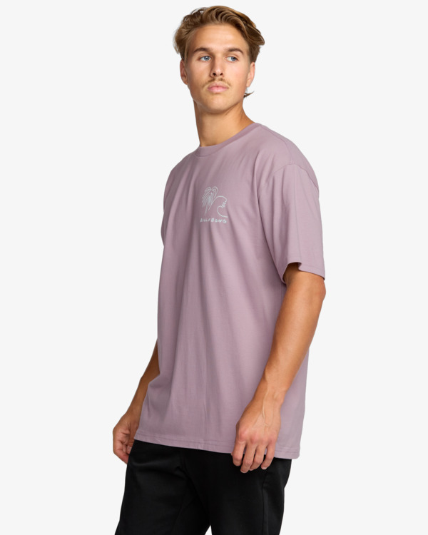 3 Scenes Regular - T-Shirt à manches courtes pour Homme Violet 24A353521 Billabong