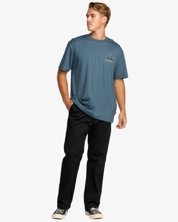 2 Split The Peak Regular - T-Shirt für Männer Blau 24A353522 Billabong