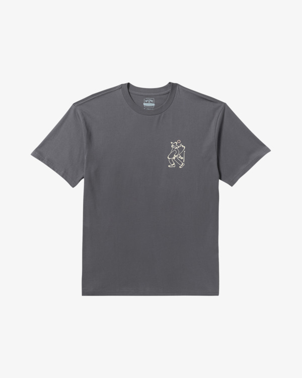 5 Up The Beach Regular - T-Shirt für Männer Grau 24A353523 Billabong