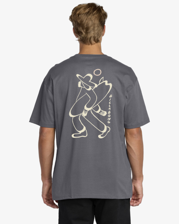 1 Up The Beach Regular - T-Shirt für Männer Grau 24A353523 Billabong