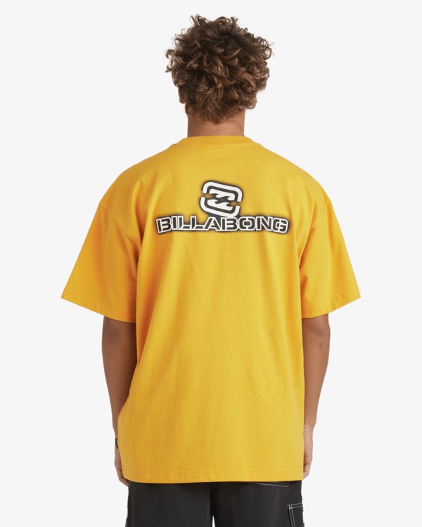 1 Spec Dotcom - Maglietta a maniche corte da Uomo Yellow 24A353573 Billabong
