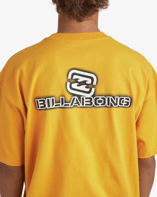 4 Spec Dotcom - Maglietta a maniche corte da Uomo Yellow 24A353573 Billabong