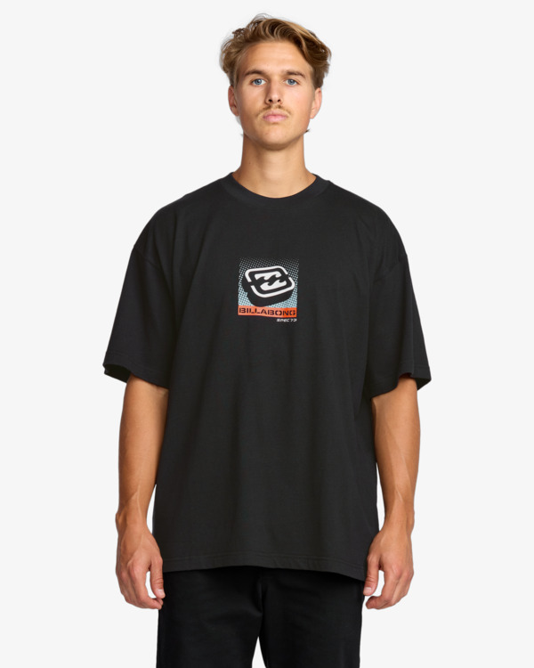 0 Spec 3D - Maglietta a maniche corte da Uomo Black 24A353574 Billabong