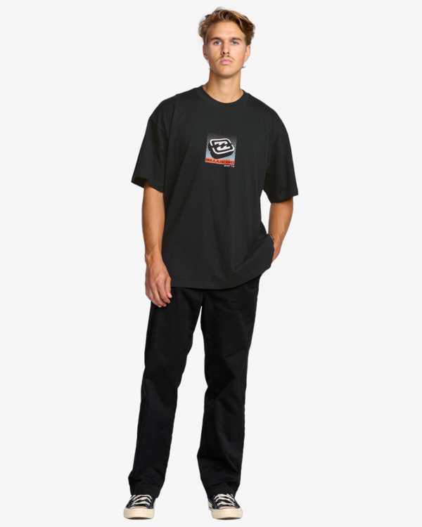 2 Spec 3D - Maglietta a maniche corte da Uomo Black 24A353574 Billabong