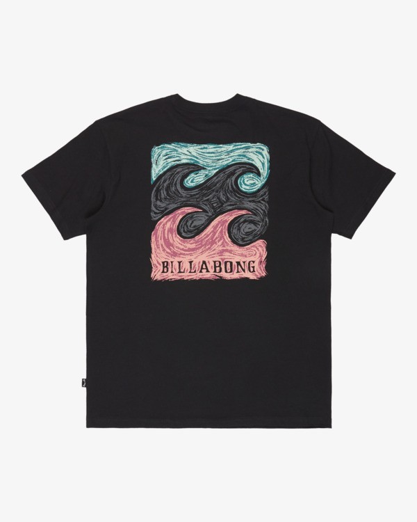 7 Crayon Wave Premium - T-shirt de manga curta para Homem Preto 24A354500 Billabong