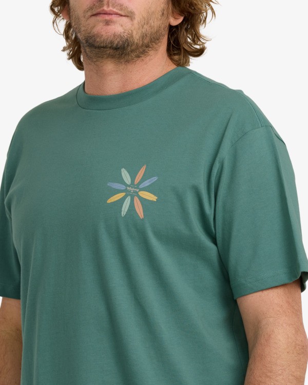 2 Quiver Premium - Camiseta de manga corta para hombre Azul 24A354503 Billabong