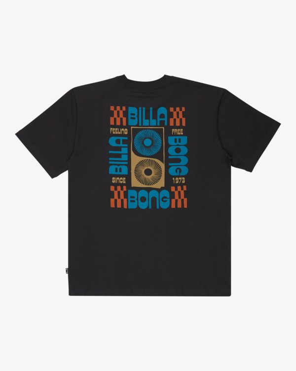 7 Solar Regular - Camiseta de manga corta para hombre Negro 24A354510 Billabong