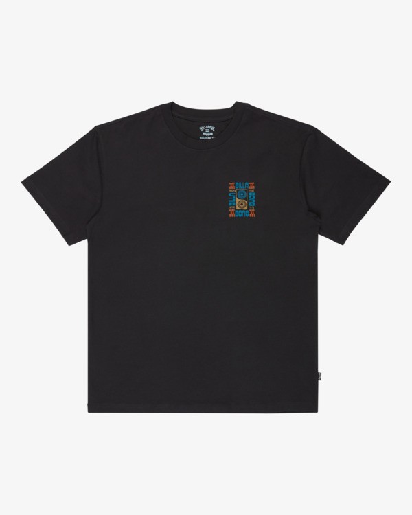 6 Solar Regular - Camiseta de manga corta para hombre Negro 24A354510 Billabong