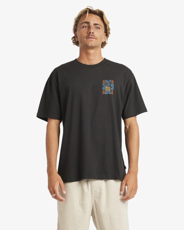 0 Solar Regular - Camiseta de manga corta para hombre Negro 24A354510 Billabong