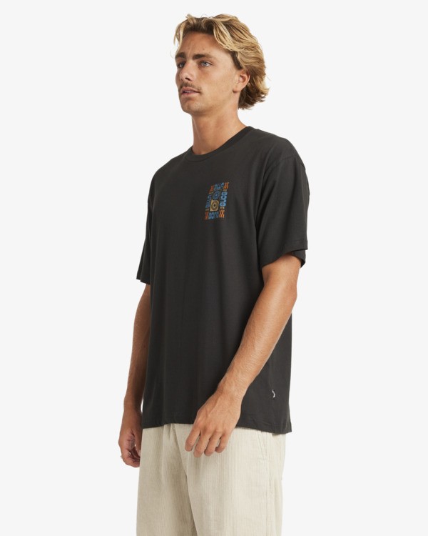 4 Solar Regular - Camiseta de manga corta para hombre Negro 24A354510 Billabong