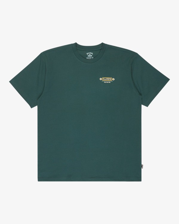 6 Secret Spot Regular - T-shirt de manga curta para Homem Verde 24A354511 Billabong