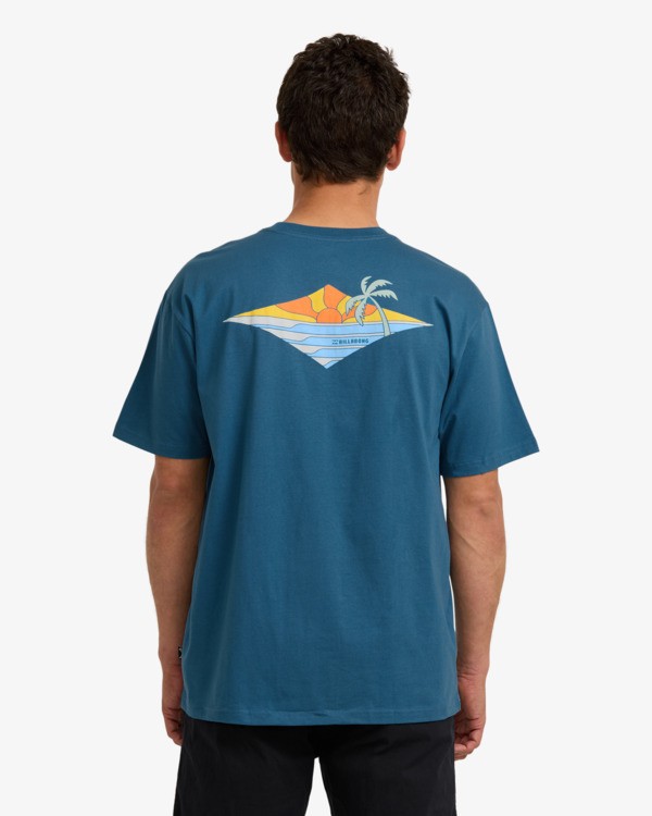 1 Point Of View Regular - Camiseta de manga corta para hombre Verde 24A354514 Billabong
