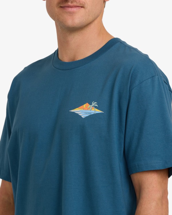 2 Point Of View Regular - Camiseta de manga corta para hombre Verde 24A354514 Billabong