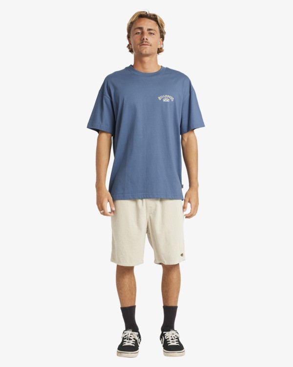 3 Heritage Arch Og - T-shirt de manga curta para Homem Verde 24A354520 Billabong