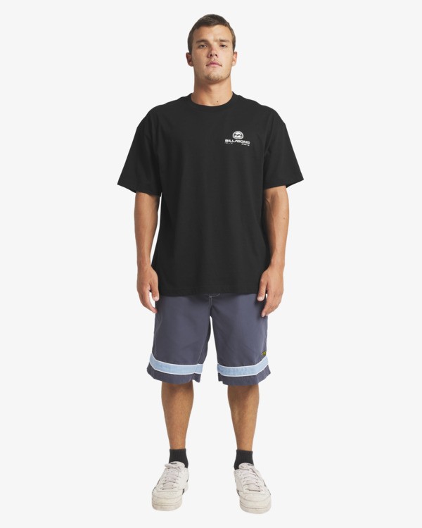 3 Bio Wave Og - T-shirt de manga curta para Homem Preto 24A354524 Billabong