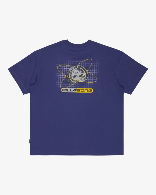 7 Spec 73 Og - T-shirt de manga curta para Homem Roxo 24A354525 Billabong