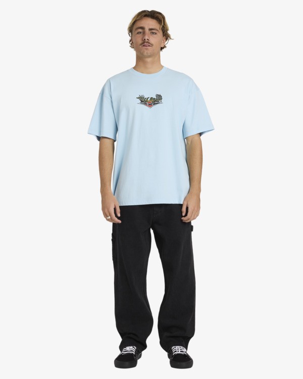 2 Croc Diamond Og - Maglietta a maniche corte da Uomo Blue 24A354572 Billabong