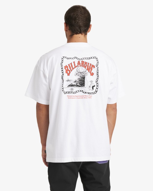 1 Wave Pool Og - Maglietta a maniche corte da Uomo White 24A354575 Billabong