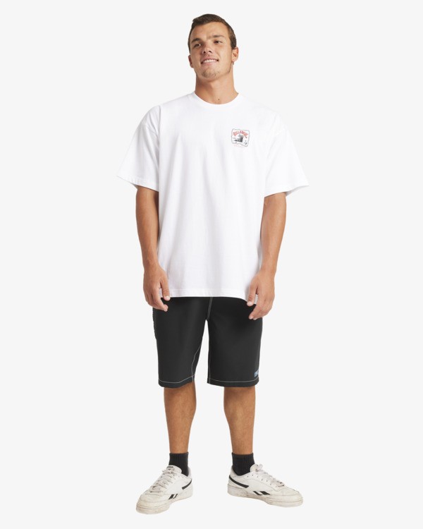 2 Wave Pool Og - Maglietta a maniche corte da Uomo White 24A354575 Billabong