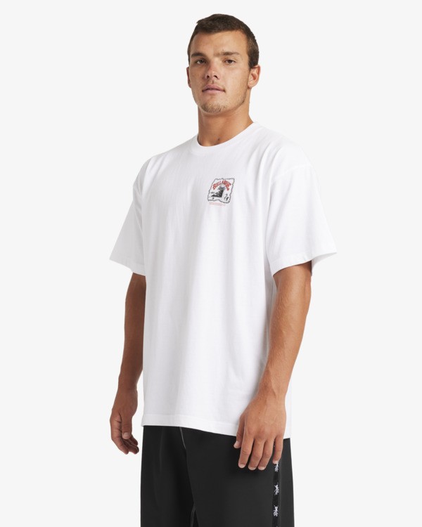 3 Wave Pool Og - Maglietta a maniche corte da Uomo White 24A354575 Billabong