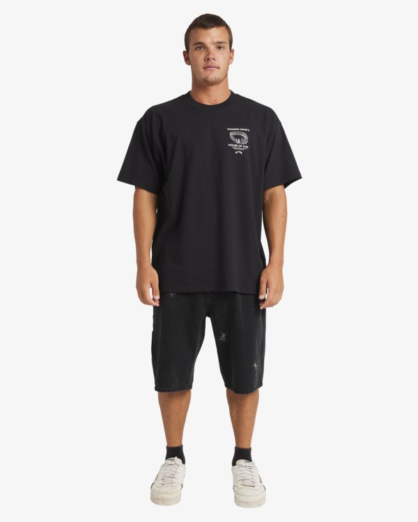 2 Domino Dave Og - Maglietta a maniche corte da Uomo Black 24A354576 Billabong