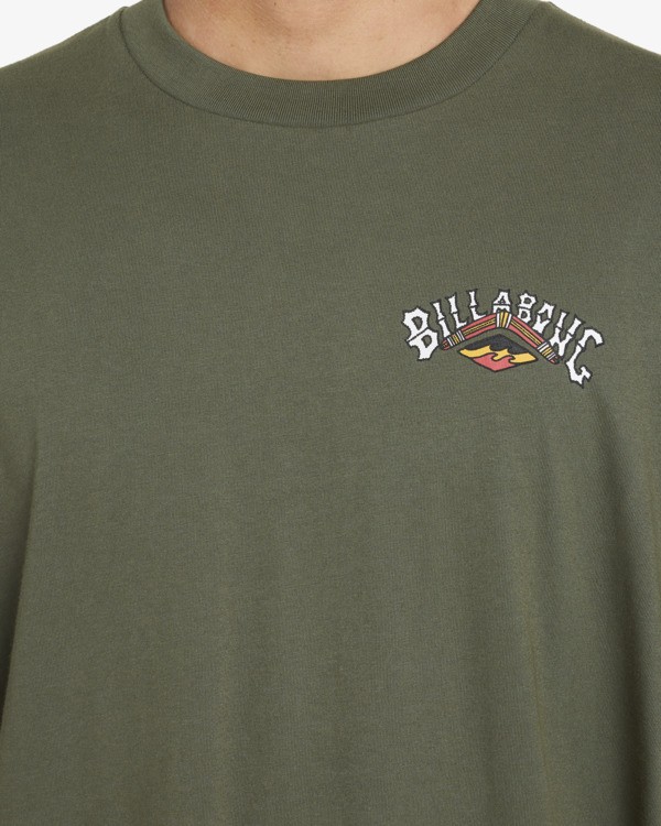 5 Otis Arch - T-Shirt &agrave; manches courtes pour Homme Jaune 24A356180 Billabong