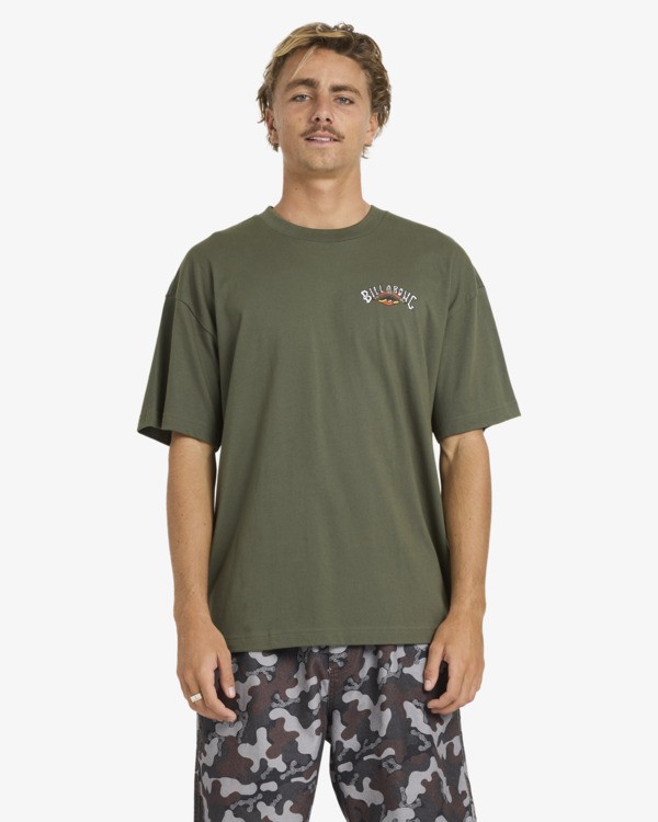 1 Otis Arch - T-Shirt &agrave; manches courtes pour Homme Jaune 24A356180 Billabong