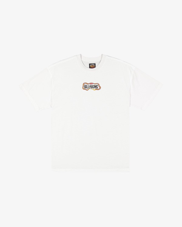 6 Otis Snake - Short Sleeve T-Shirt for Men White 24A356185 Billabong