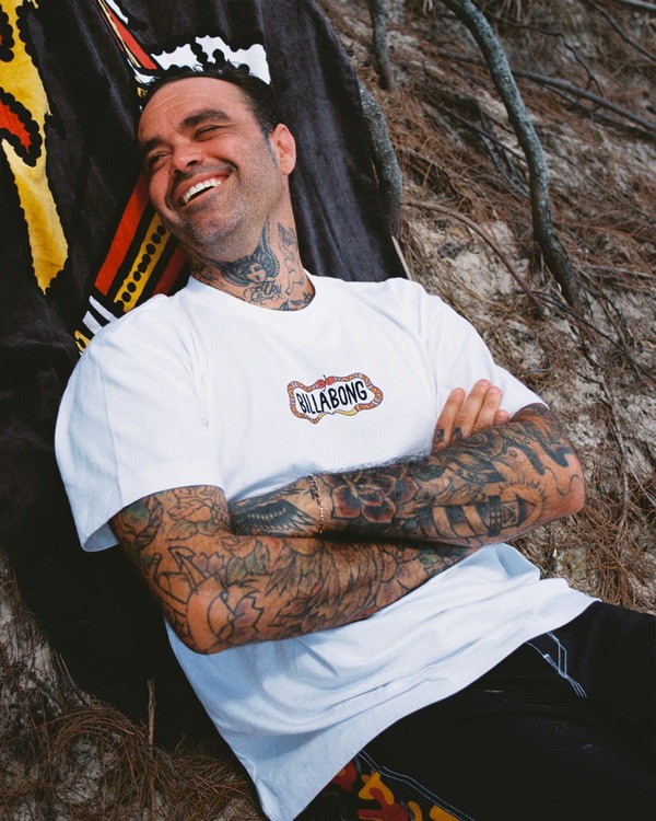 0 Otis Snake - Short Sleeve T-Shirt for Men White 24A356185 Billabong