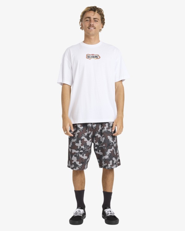 3 Otis Snake - Short Sleeve T-Shirt for Men White 24A356185 Billabong