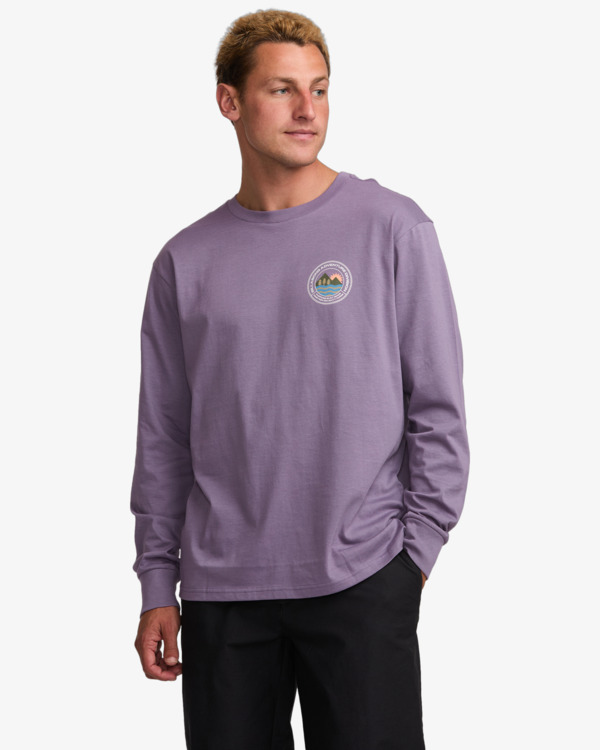 0 Rockies - T-shirt met Lange mouw voor Heren Purple 24A361504 Billabong