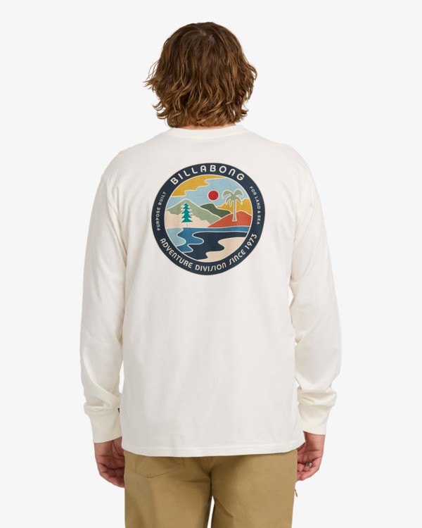 1 Rockies A/DIV - T-shirt de manga comprida para Homem Branco 24A364504 Billabong