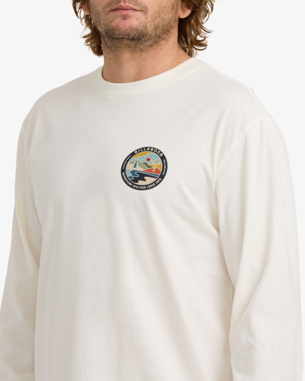 2 Rockies A/DIV - T-shirt de manga comprida para Homem Branco 24A364504 Billabong