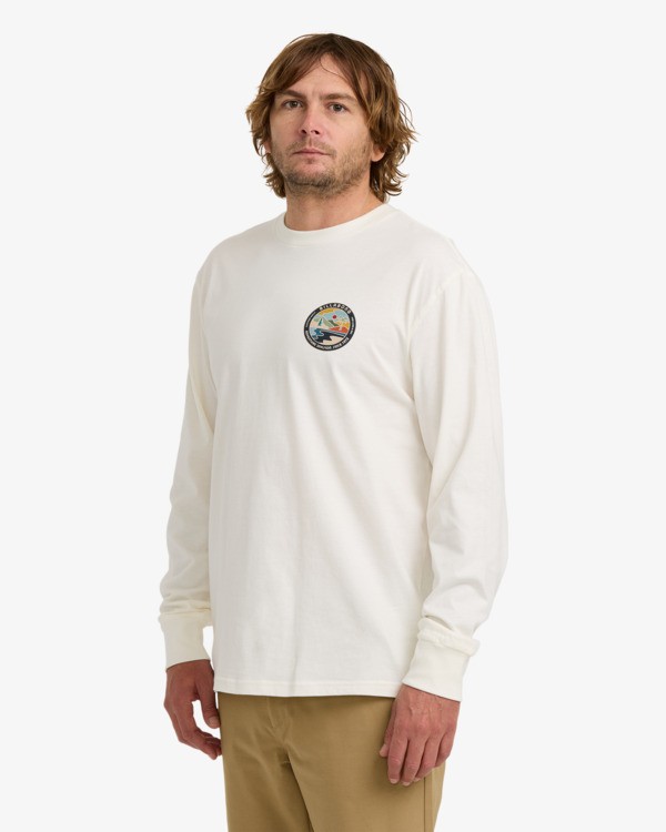 4 Rockies A/DIV - T-shirt de manga comprida para Homem Branco 24A364504 Billabong