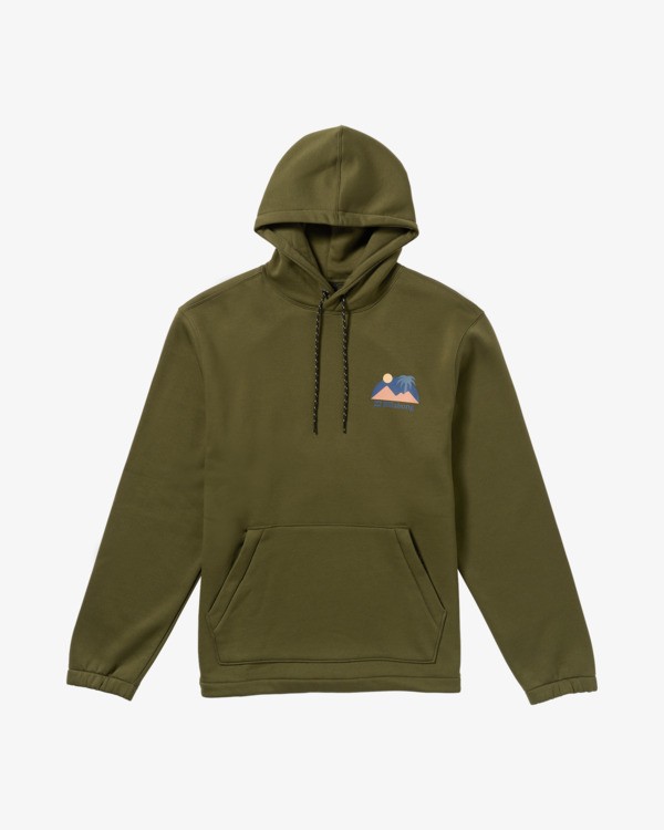4 Compass - Top in felpa da Uomo Green 24A411506 Billabong
