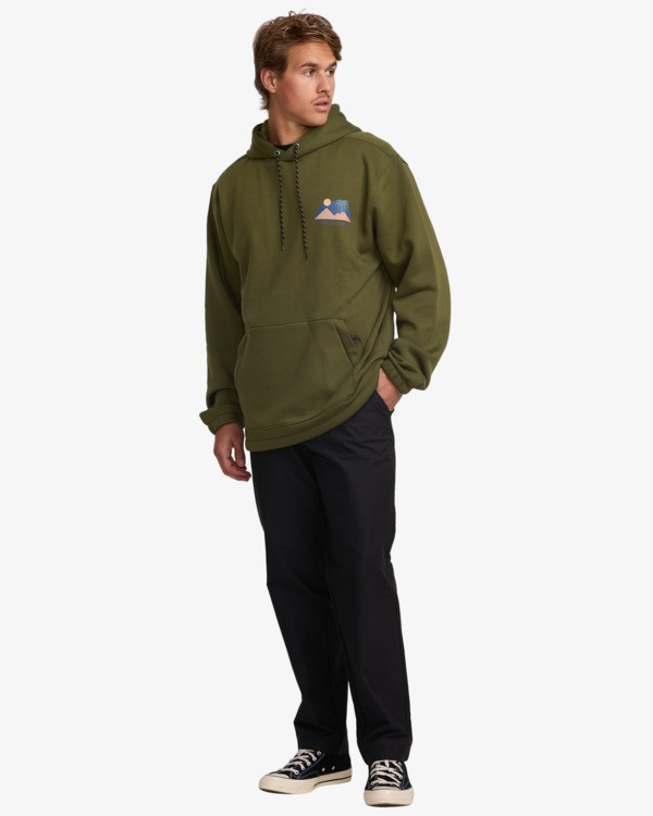 1 Compass - Top in felpa da Uomo Green 24A411506 Billabong
