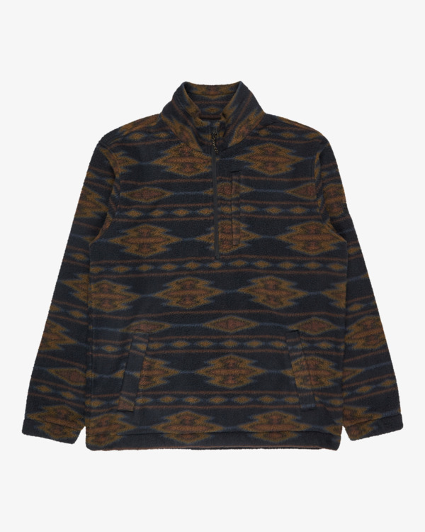 6 Boundary - Polaire à col montant zippé pour Homme Noir 24A411507 Billabong