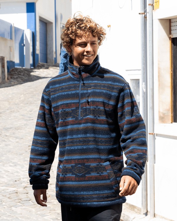 0 Boundary - Fleece mit Reißverschluss-Kragen für Männer Blau 24A411507 Billabong