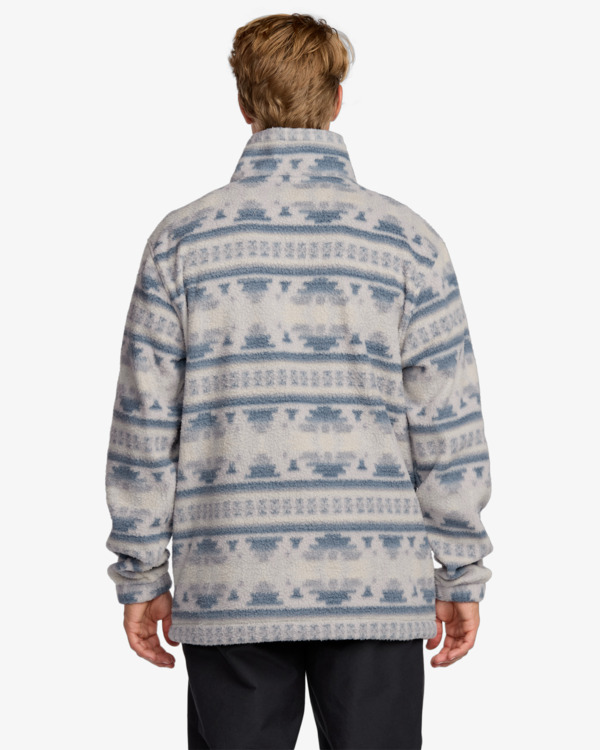 2 Boundary - Fleece mit Reißverschluss-Kragen für Männer Grau 24A411507 Billabong